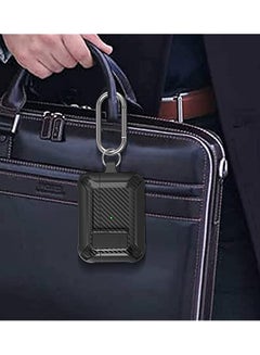 erorex For Airpods 3Rd Generation Case Airpods 3 Case Cover With Lock Airpods 3 Generation Protective Case Gen 3 Shockproof Cover With Keychain Compatible With Airpods 3Rd Generation 2021 Black  - Image 4