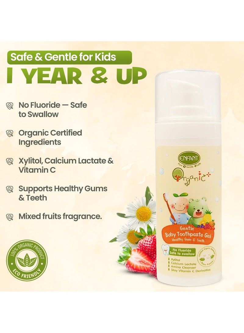 Enfant Organic Plus Gentle Baby Toothpaste Gel 30ml - Image 5