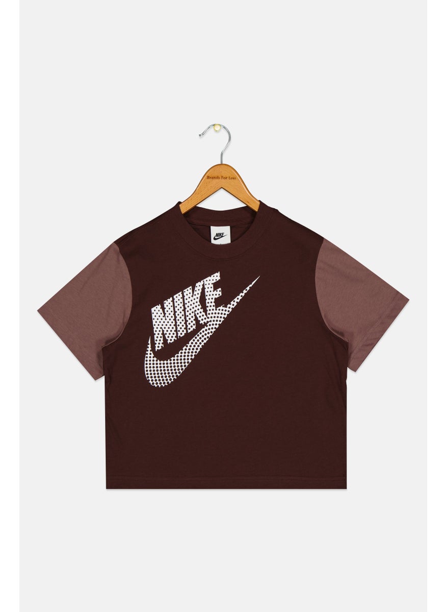 Nike Kids Boy Sportswear Fit Short Sleeves Outdoor T-Shirt, Multicolor  - Image 1
