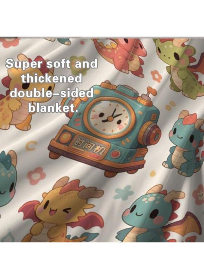 general Baby and children's cartoon flannel thin blanket (warm and comfortable, suitable for sleep, game use) 70cm*100cm - Image 5