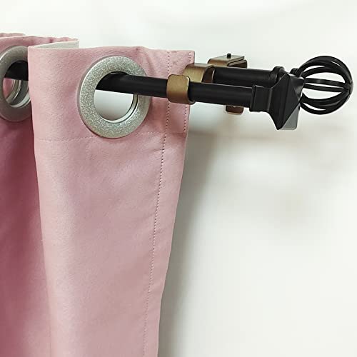 Kowibcl Double Curtain Rod Bracket Heavy Duty Curtain Brackets, 3 Pcs Adjustable Double Rod Holders for 3/4 and 5/8 Inch (Bronze) - Image 4