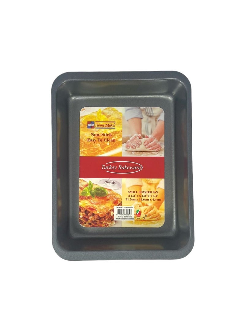 Homemaker Non-Stick Small Roaster Pan 21.5Cm X 16.6Cm X 4.4Cm - Black  - Image 1