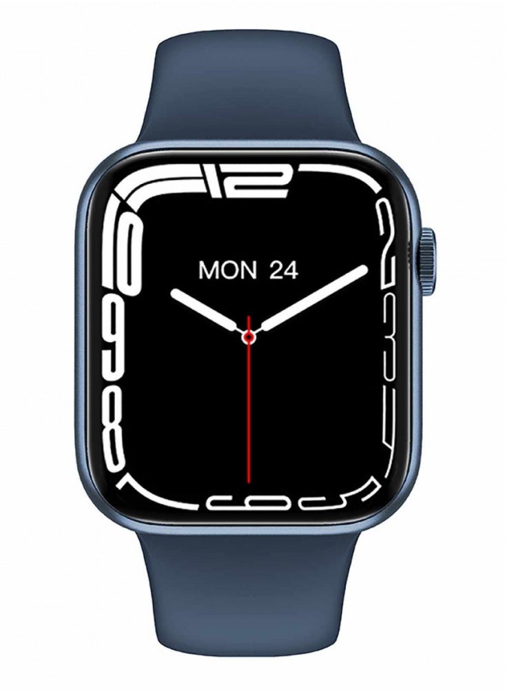 Smart Watch - The seventh edition smart watch features a password lock feature to ensure security, navy blue color 45 - Image 1