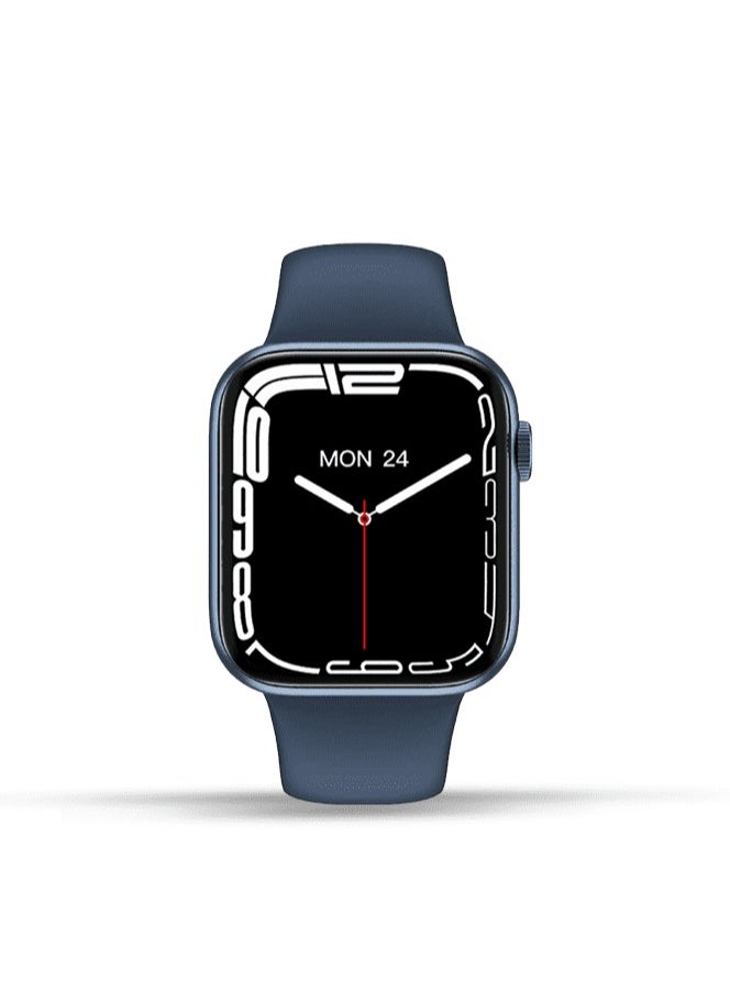 Smart Watch - The seventh edition smart watch features a password lock feature to ensure security, navy blue color 45 - Image 1