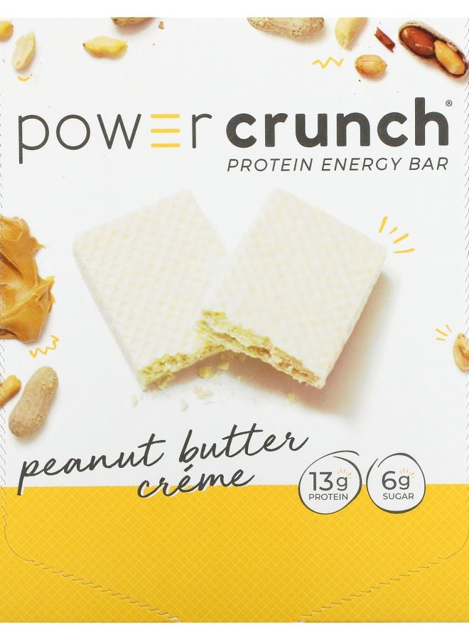 Power Crunch Protein Energy Bar Peanut Butter Creme 12 Bars 1.4 oz (40 g) Each