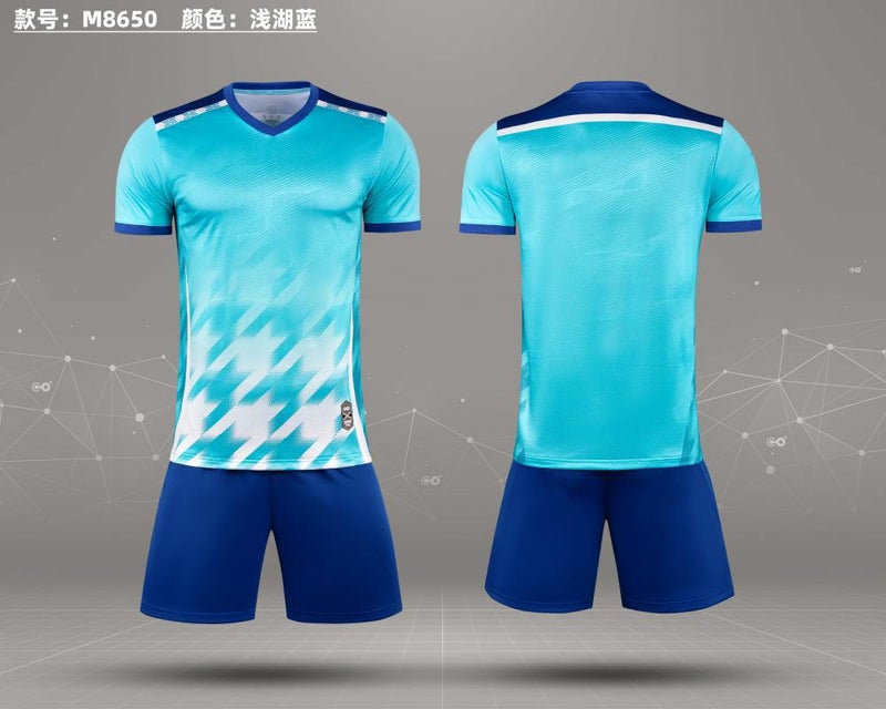 New Football Uniform Suit For Children And Adults, Game Training Uniform, Breathable And Sweat-Absorbent Student Sports Jersey, Extra Large Size - Image 1