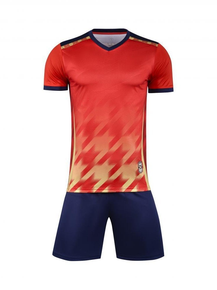 New Football Uniform Suit For Children And Adults, Game Training Uniform, Breathable And Sweat-Absorbent Student Sports Jersey, Extra Large Size - Image 2