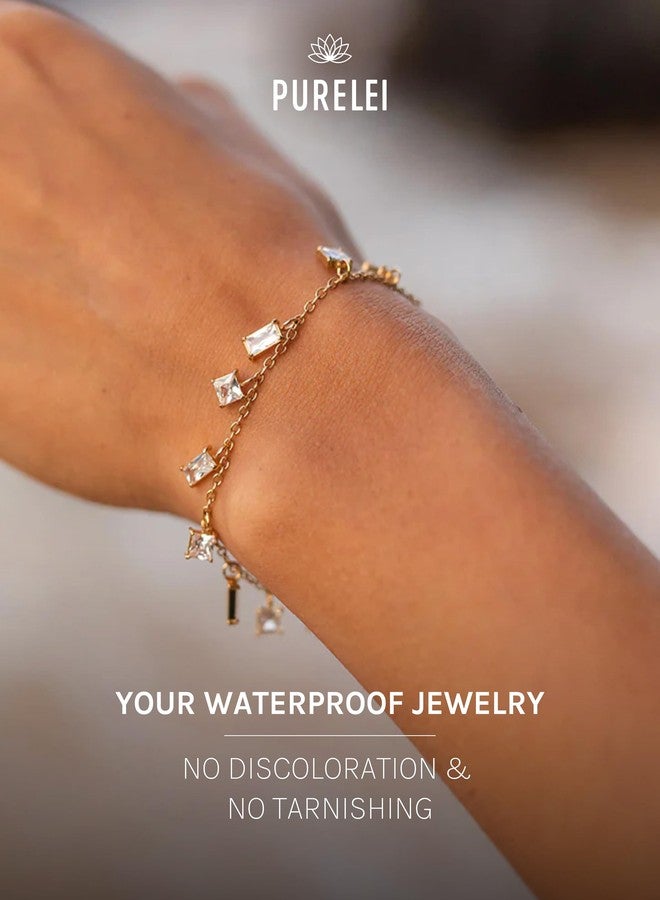 Purelei® Powder Bracelet (Gold) – Elegant women's bracelet – stainless steel jewelry – Adjustable length 6.3 – 7.48 inches – Fashion jewelry for your individual look - Image 5