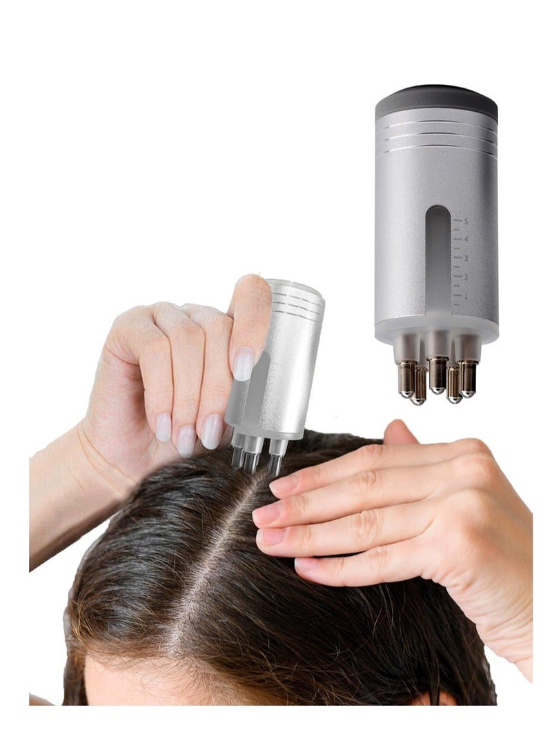 Y&D Scalp Oil Applicator Essential for Hair Root Growth Comb Bottle Massager Graduated 10ml Scale Head Care - Image 1