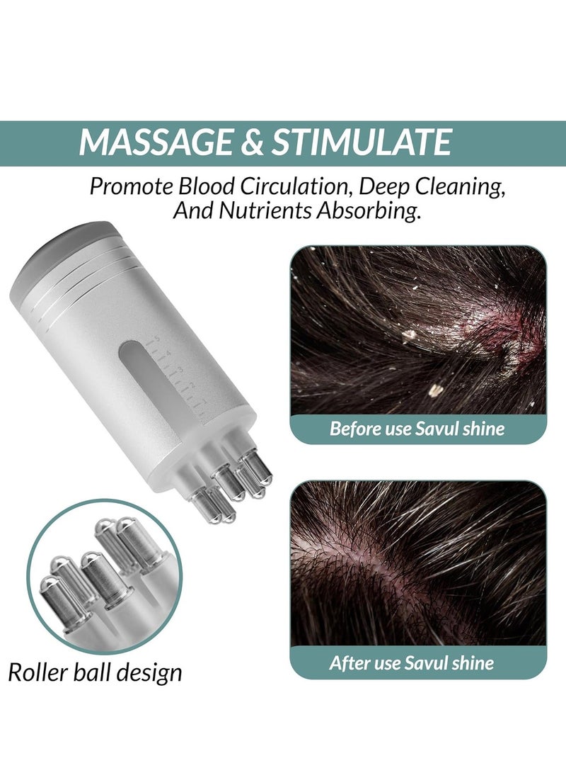 Y&D Scalp Oil Applicator Essential for Hair Root Growth Comb Bottle Massager Graduated 10ml Scale Head Care - Image 4