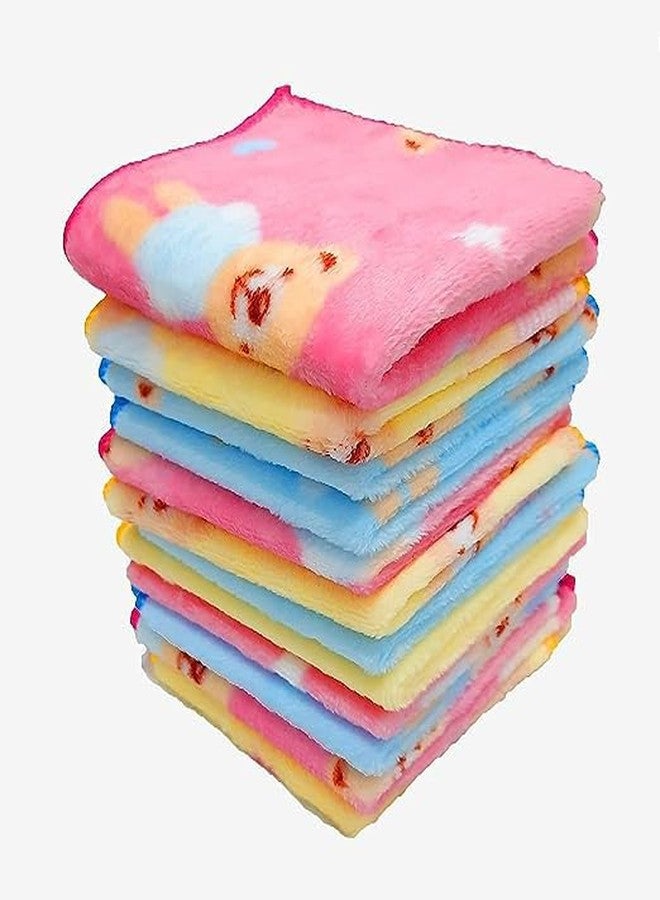 Anjani Baby Towel,Handkerchief,Rumal,Extra Soft and Super Absorbent for Women's, Kids and Newborn Baby (Multicolor) (25 x25 CM) (Set of 12) - Image 2
