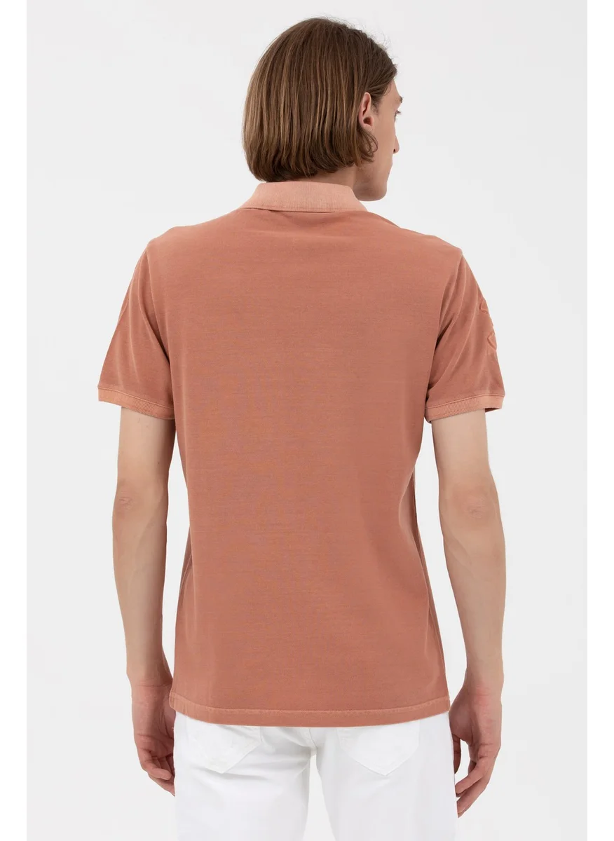 يو اس بولو اسن BASE. Polo Assn. Polo Neck Regular Fit Powder Men's T-Shirt 1573851
