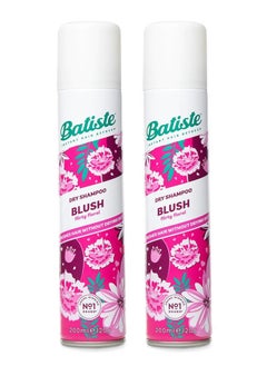 Batiste Batiste Pack Of 2 Dry Shampoo Floral And Flirty Blush 200ml  - Image 1