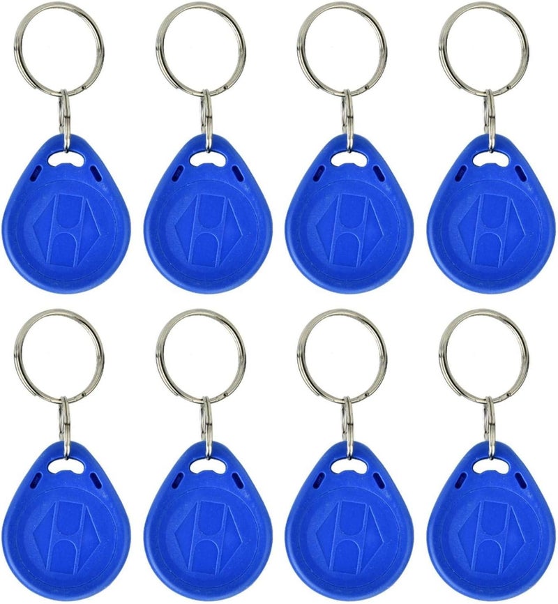 100 Pcs 125KHz RFID Key Fob Proximity ID IC Card Token Tag Keypad Card Keychains RFID Proximity Card Key for Access Control(ID Card) - Image 5