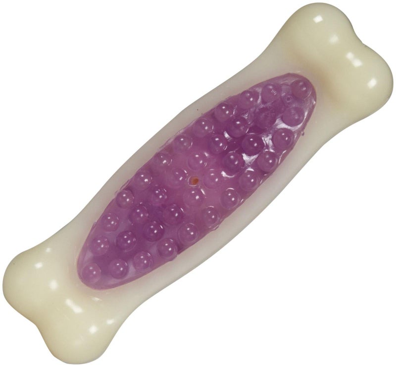 Hartz Chew 'n Clean Tuff Bone Bacon Scented Dental Dog Chew Toy - Extra Small - Image 1