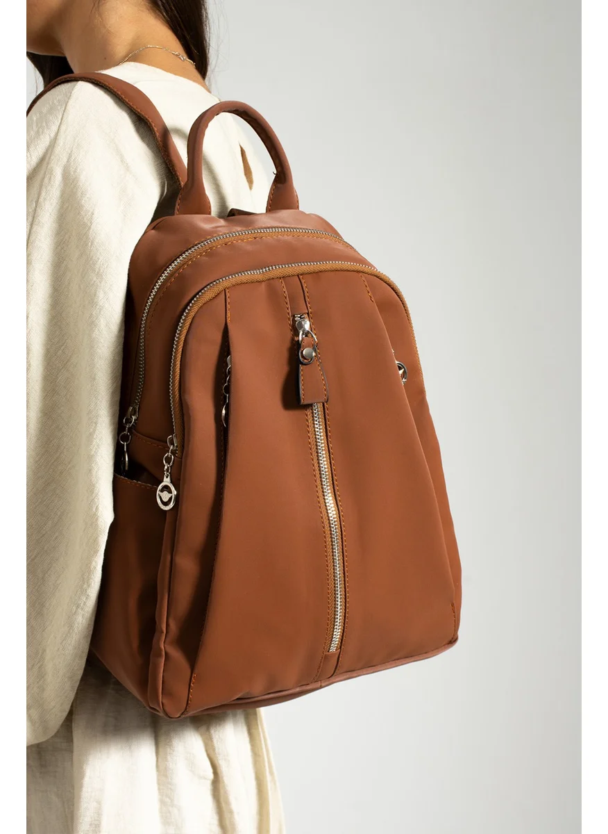 Çanta Trend Bag Trend Women Satin Leather Backpack