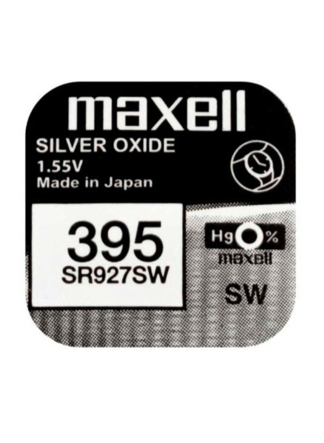 ماكسل 1 قطعة ماكسيل 395/SR927SW أكسيد الفضة 1.55 فولت - بطارية