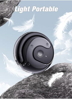 Letv Bluetooth 5.4 Chip, Air Conduction True Wireless Headphones, 16.6mm Large Drivers, Ultra-Lightweight Sporty With Earhooks For Running, Fitness, Compatible With IPhone And Android- Black  - Image 4