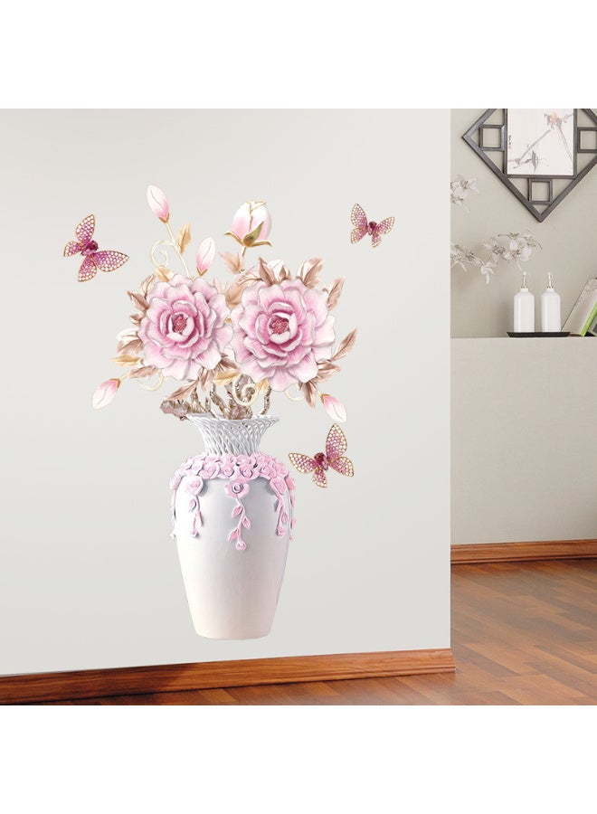 3D Vase Wall Stickers Large Decorative Wall Decals Living Room Bedroom Home Decor DIY Room Decoration - Image 3
