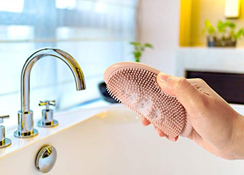 NILKANTH NIL KANTH -2 Pack Bathroom Soap Dishes, Silicone Bar Soap Holder for Shower with Drain Easy to Clean Durable Extends Soap Life Soap Saver for Bathroom Counter, Shower (Pink & Blue) - Image 5