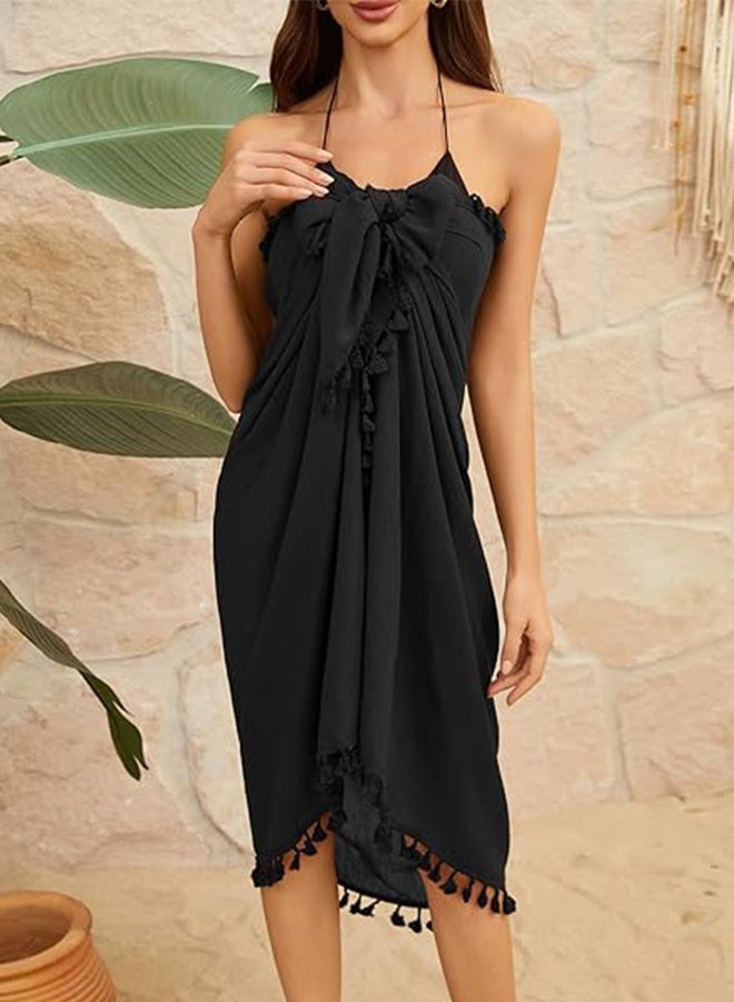 Sweet Life Sarong Cover Up Womens Beach Cover Up Bikini Bathing Suit Swimsuit Swimwear Coverup Sarong Pareo Wraps for Women - Image 2