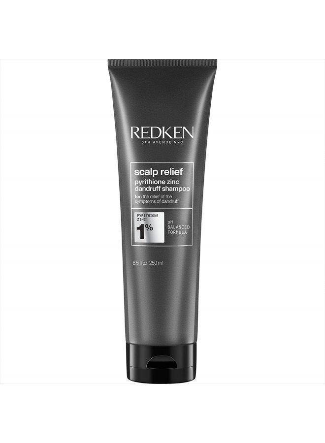 REDKEN شامبو ريدكين سكالب ريليف للتحكم في قشرة الرأس | للتحكم في قشرة الرأس | يهدئ فروة الرأس ويتحكم في قشرة الرأس | تم اختباره من قبل أطباء الجلدية | 8.5 أونصة سائلة. - Image 1