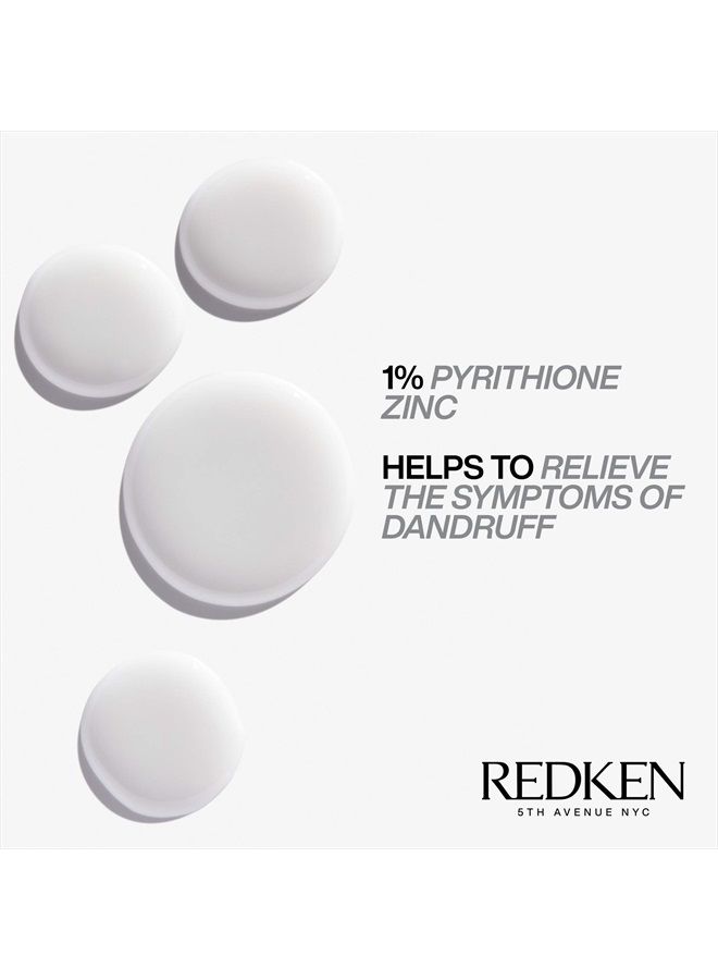 REDKEN شامبو ريدكين سكالب ريليف للتحكم في قشرة الرأس | للتحكم في قشرة الرأس | يهدئ فروة الرأس ويتحكم في قشرة الرأس | تم اختباره من قبل أطباء الجلدية | 8.5 أونصة سائلة. - Image 5