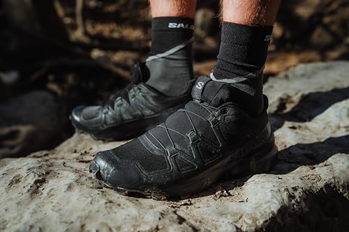 Salomon Men’s Speedcross Trail Running Shoes - Black/Black/Quiet Shade - 9.5 - Image 2