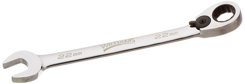 Williams JHW1222MRC 22mm Reversible Ratcheting Combination Wrench Metric 12 Point