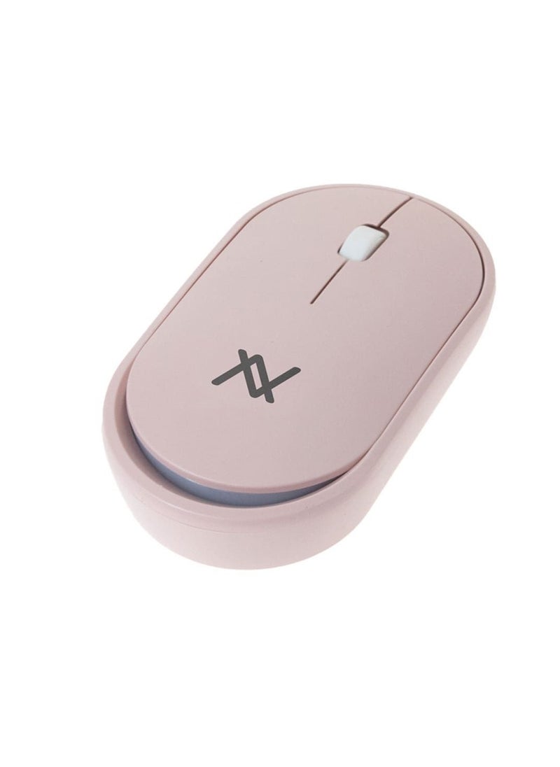 LAVVENTO L'AVVENTO Dual Mode Bluetooth - 2.4GHz Mouse with Re-Chargeable Battery - Pink MO18P  - Image 1