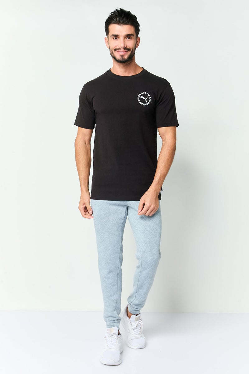 Puma x LMC Men Sportswear Fit Short Sleeve Outdoor T-Shirt, Black - Image 3