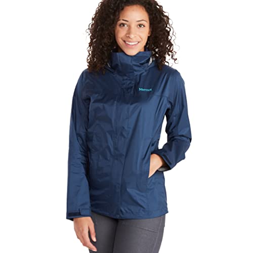 MARMOT Women’s PreCip Rain Jacket | Lightweight, Waterproof, Arctic Navy, X-Small - Image 1