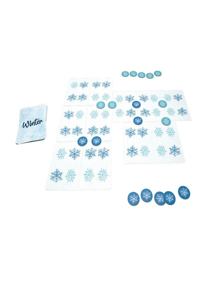 Devir - Winter Board Game, Abstract Strategy Game with Area Control & Card Placement, 2 Player Duel Game for Kids & Family, Ages 8+, 2 Players, Playtime 10, Multi-Language - Image 4