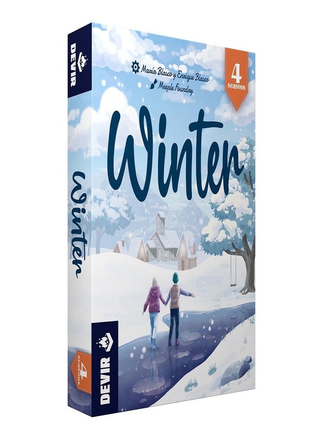 Devir - Winter Board Game, Abstract Strategy Game with Area Control & Card Placement, 2 Player Duel Game for Kids & Family, Ages 8+, 2 Players, Playtime 10, Multi-Language - Image 1
