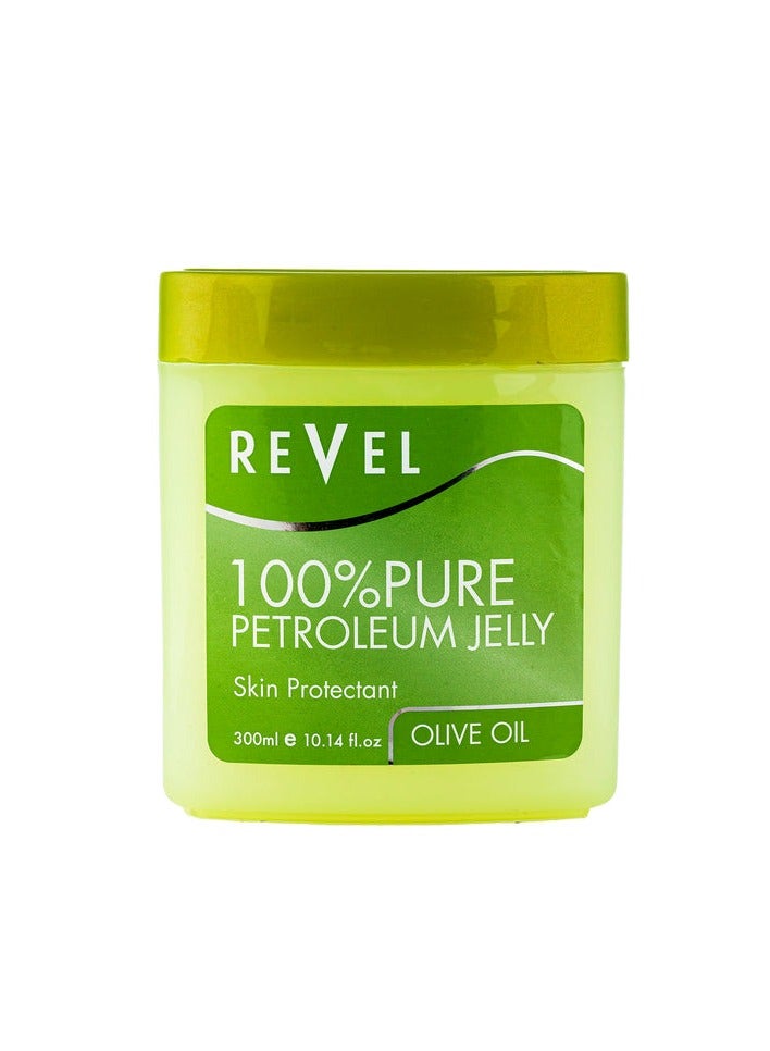 Revel Skin Care, Olive Oil 100% Pure Petroleum Jelly 300ml, Skin Care, Skin Protectant, Softens, Soothe, Moisturize, Bath & Body, Beauty, Blue - Image 1