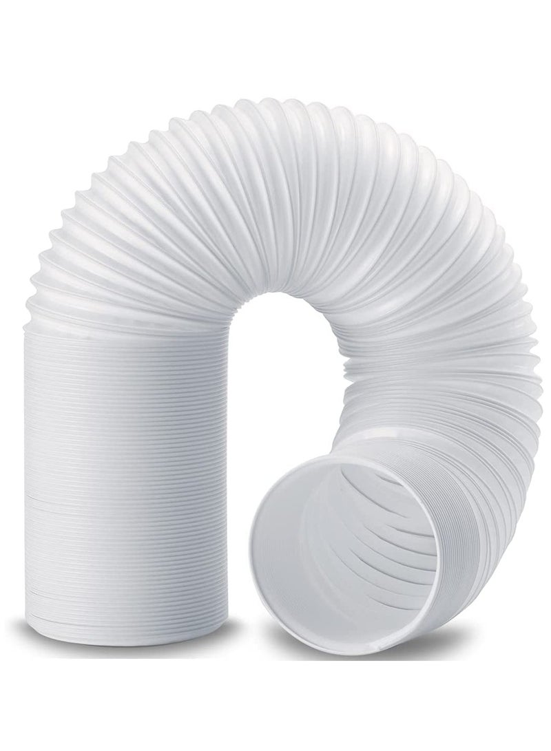 Portable Air Conditioner Hose, 5.9 Inch Diameter 80" Length, AC Exhaust Hose Anti-Clockwise Thread Air Conditioner Parts Compatible with Haier, LG, Delonghi Air Conditioner Parts - Image 1
