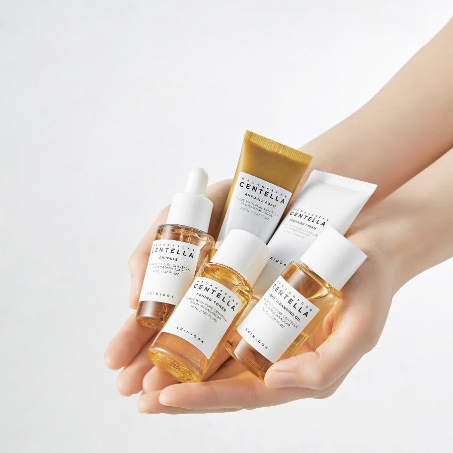 مجموعة SKIN1004 سنتيلا – طقم عناية كوري للبشرة الح...