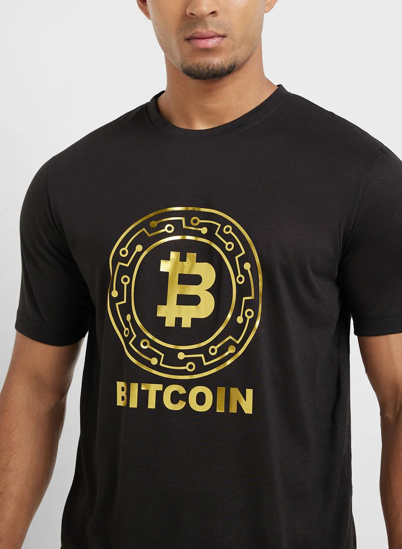 Seventy Five Graphic Print T-Shirt