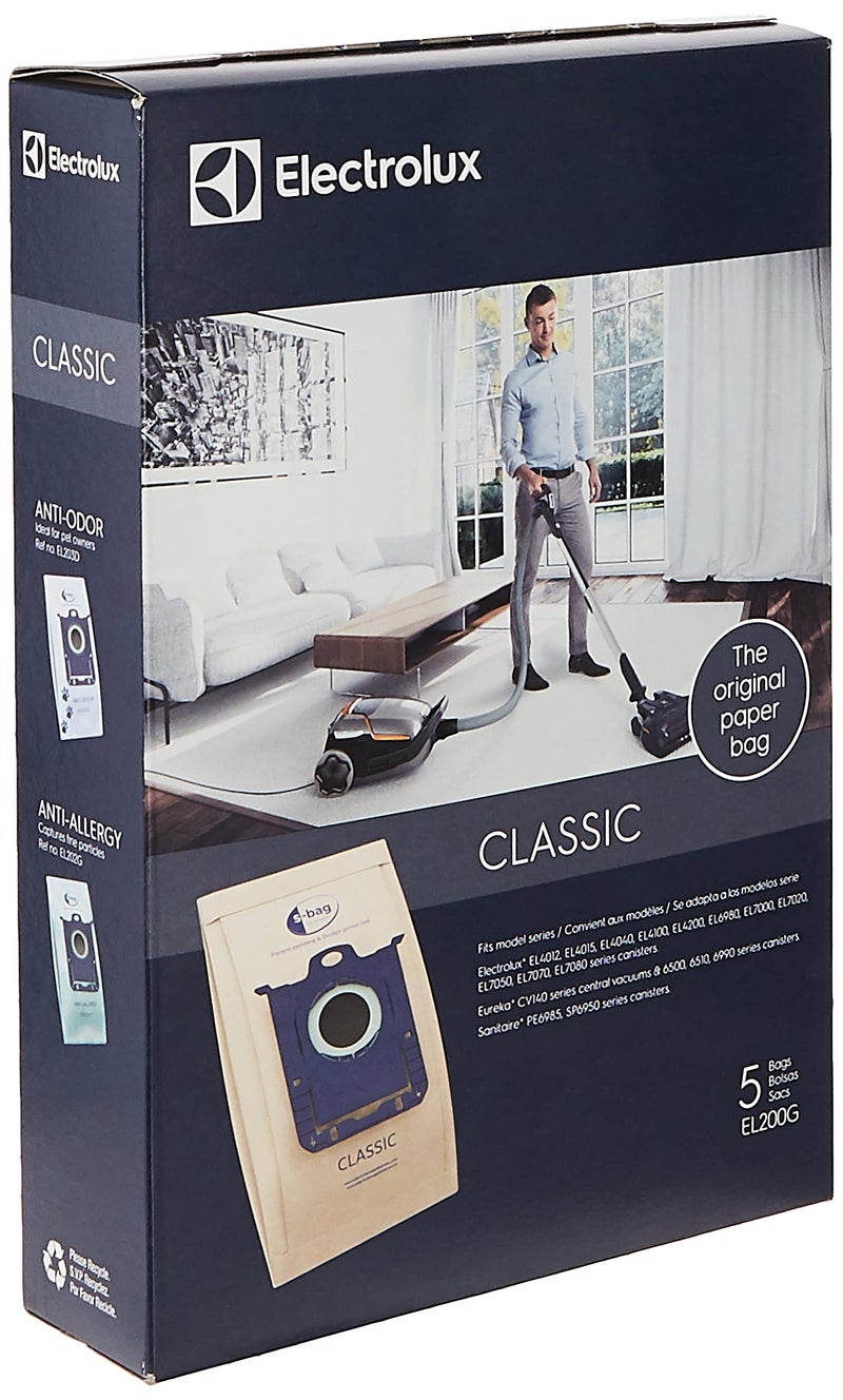 ELECTROLUX HOMECARE PRODUCTS Electrolux EL200G s Classic Paper Vacuum Bag 5 Brown