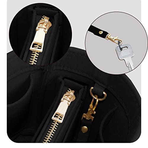 Soyizom Purse Organizer for Cannes Bag, Felt Bag Organizer Insert, Black - Image 3