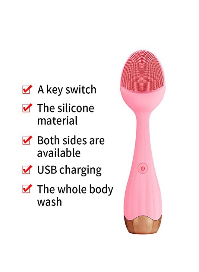 عام المدلك الذكي لتنظيف الوجه بتقنية الاهتزاز المائية يقوم بتنظيف ديناميكي وبتقنية الصوت الدقيق، مضافاً إليها تقنية الاهتزاز المائية. - Image 4