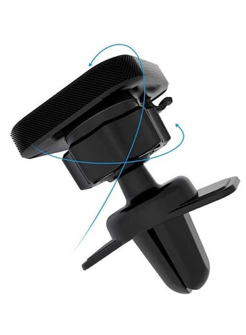 GO-Des GD-HD635 2in1 Magnetic Car Phone Holder Mount - 360 Degree Adjustable Head Dashboard and Air Vent Mount, Universal with All Devices (Type C) - Image 2