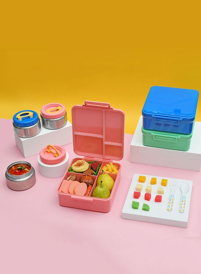 Gonice Bento Box Lunch Boxes Container Bundle Divider Japanese Style, Translucent Box, Microwave Safe (8.3X7.5X2.8 INCH) - Image 5