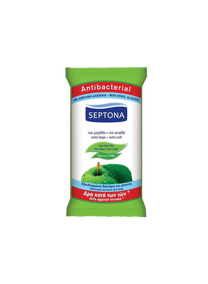 ANTIBAC WIPES GREEN APPLE