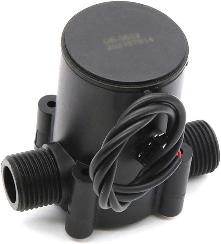 Micro Water Flow Generator, Mini Water Turbine Generator with Display, G1/2" Male Thread Hydroelectric Generators DC Charging Tool - Image 4