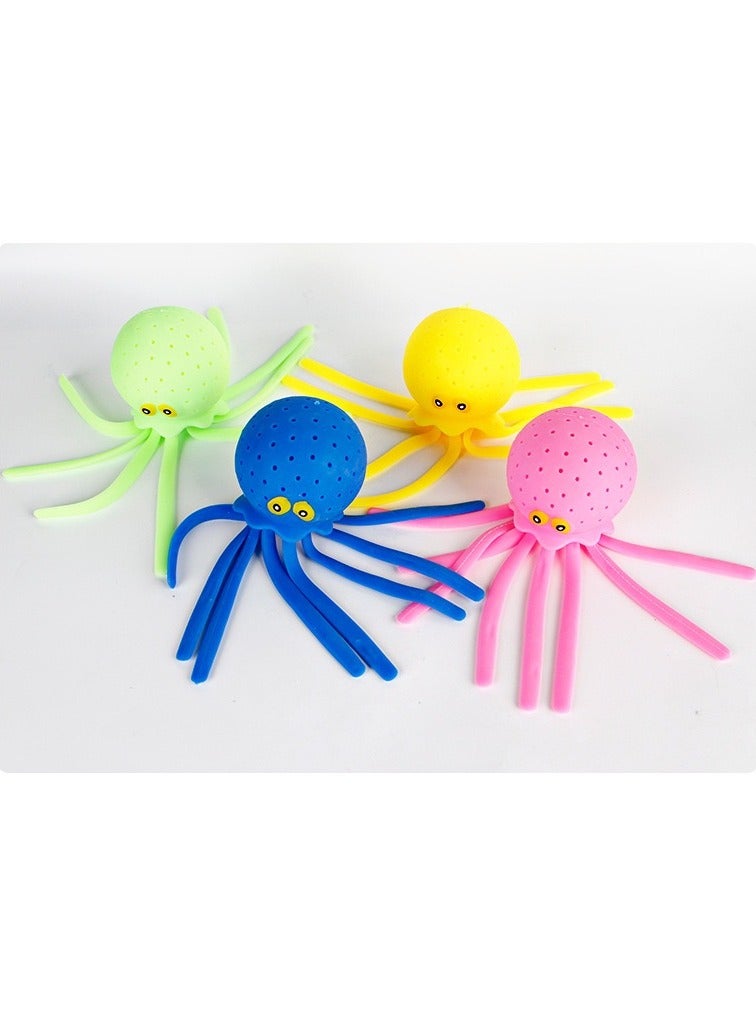 5pcs, Super Assorbent Squizz Octopus Squeeze Toy for Kids - Pool Summer and Beach & Shower Water Play, the fun of relieving stress! "  - Image 2