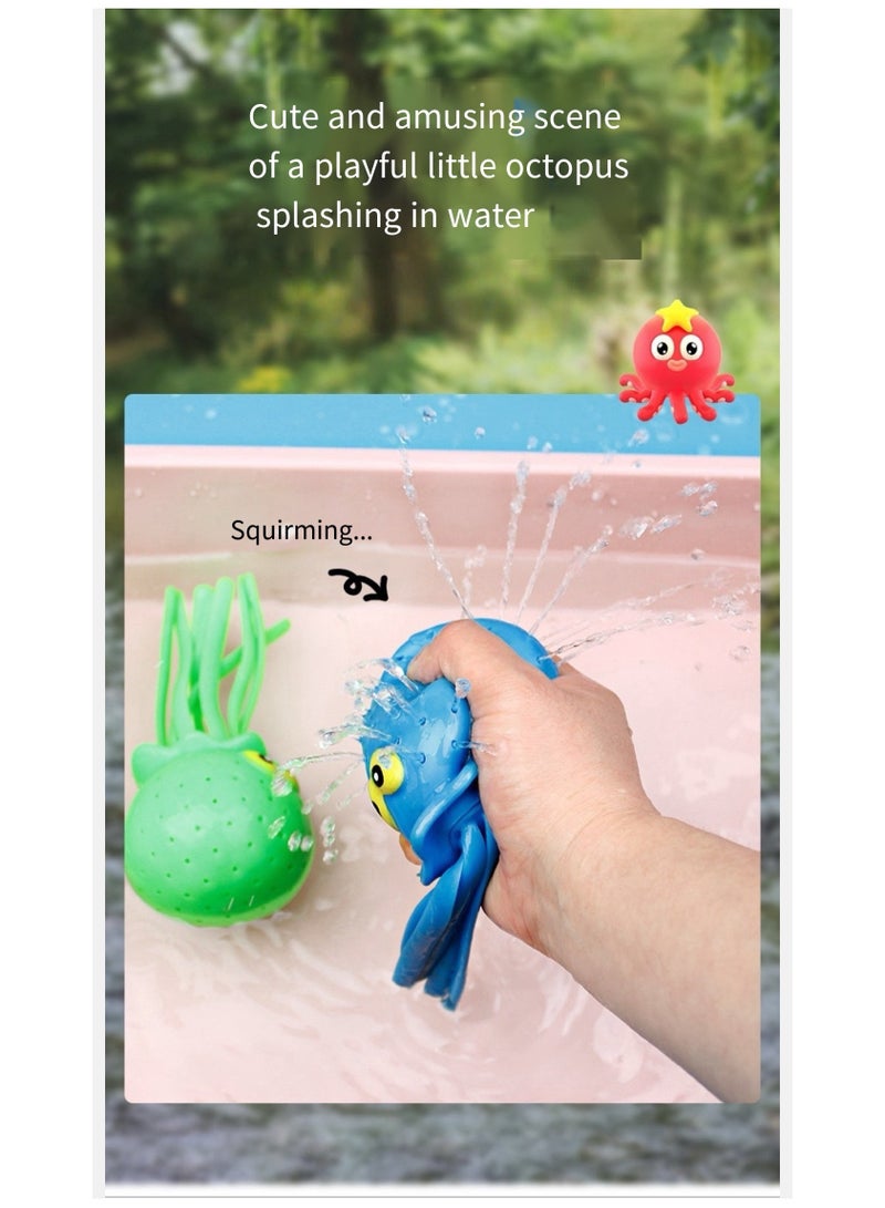 5pcs, Super Assorbent Squizz Octopus Squeeze Toy for Kids - Pool Summer and Beach & Shower Water Play, the fun of relieving stress! "  - Image 5