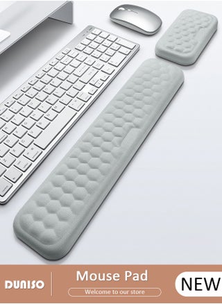 Mouse Pad with Wrist Rest and Keyboard Wrist Rest, Superfine Fiber Soft Memory Foam Wrist Rest for Computer Keyboard with Non-Slip Base for Pain Relief, Ergonomic Mouse pad for Gaming,Office,Home - pzsku/ZC16A068E7542BF8DD7E5Z/45/1746229408/3f233208-53d6-4a91-96c0-7058dd335219