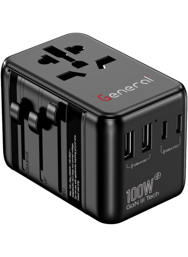 general General GP661 100W Universal Travel Adapter with PD Fast Charging - Image 2