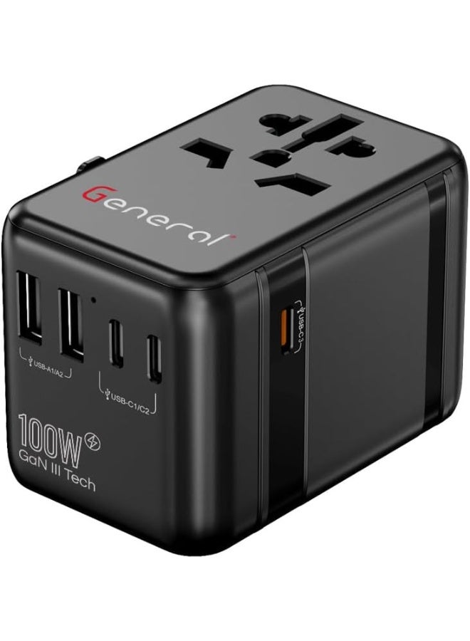 general General GP661 100W Universal Travel Adapter with PD Fast Charging - Image 1